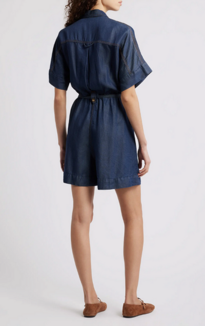 Mariselle Romper Blue
