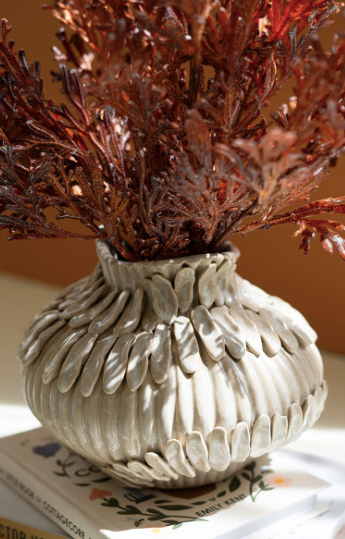 Ceramic Feather Vase