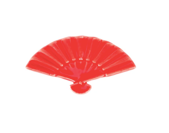 Folding Fan Chopsticks Red