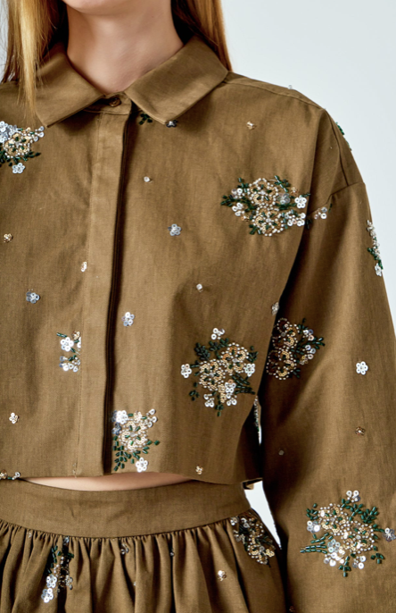 Auxiliadora Shirt Brown