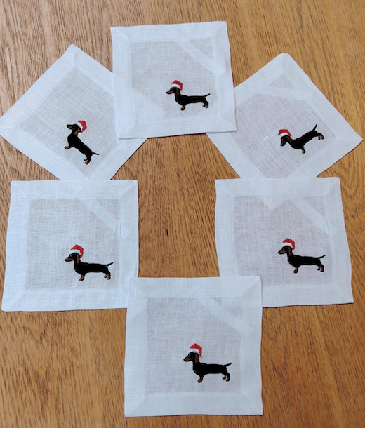 Cocktail Napkin Set Sausage Cap