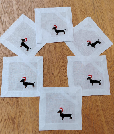 Cocktail Napkin Set Sausage Cap