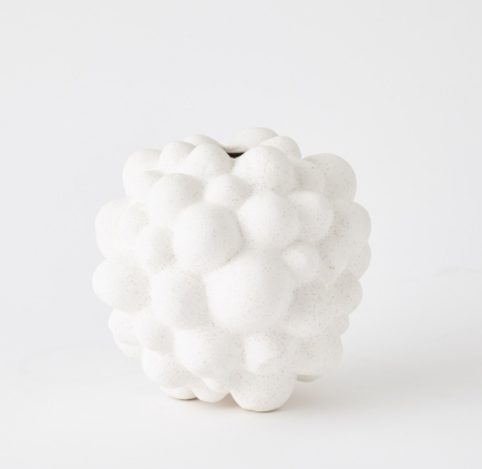 Bubble Vase Volcanic White