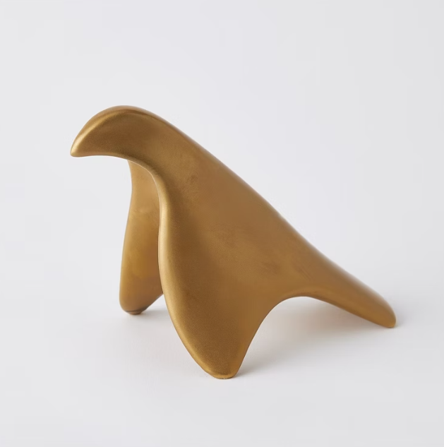 Les Animaux Colombe Matte Antique Gold