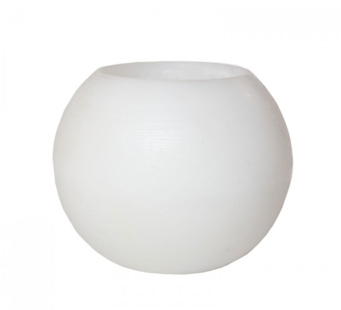 VELA CREMA ESFERA FLOTANTE HUECA
