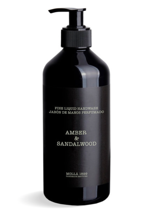 Amber & Sandalwood Black 16.9 fl oz/500 ml. Fine Liquid Handwash