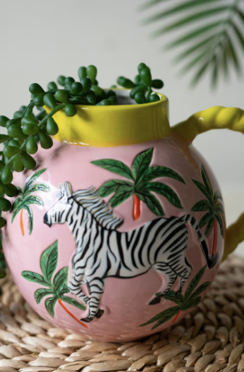 Pitcher Ceramic Zebra