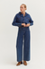 Kate Flare Denim Pant Blue