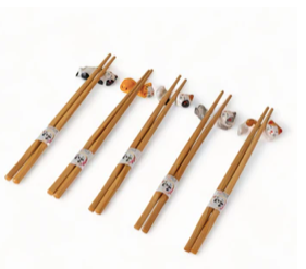 Chopsticks and Cats Porcelain Chopsticks