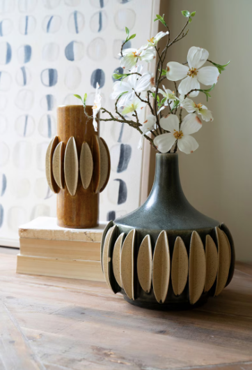 Century Atomic Vase Grey