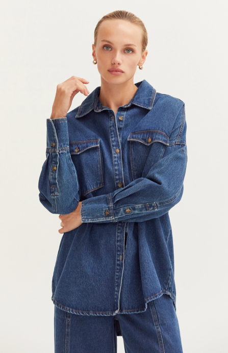 Kate Jacket Denim Blue