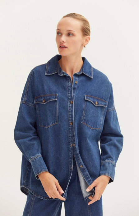 Kate Jacket Denim Blue