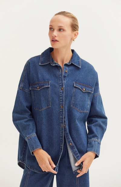 Kate Jacket Denim Blue