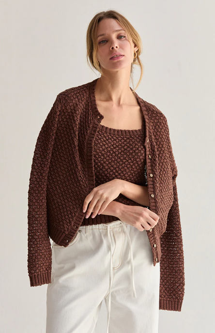Brielle Cardigan Brown