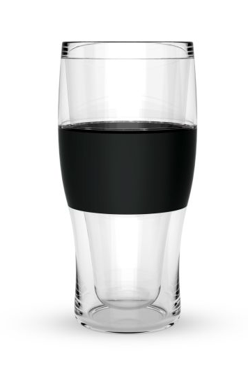 BEER FREEZE COOLING CUPS IN BLACK (SET OF 2) BY HOST