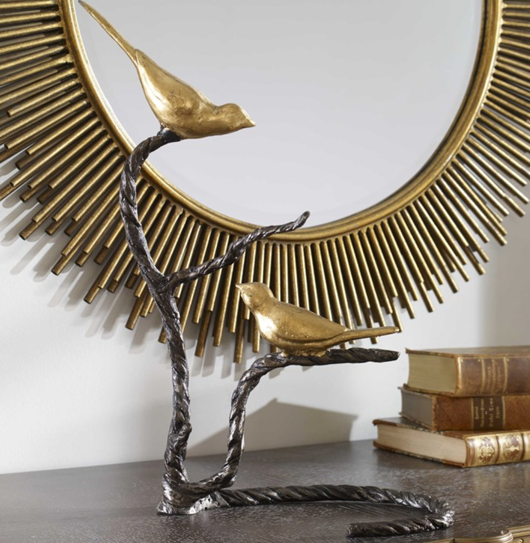 Birds on a Limb Sculpture