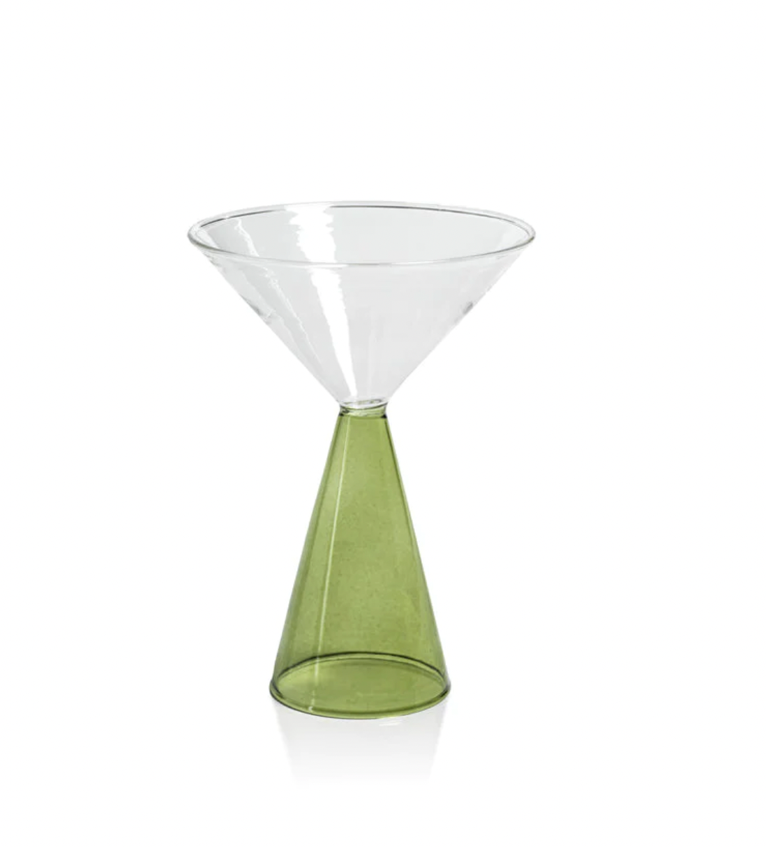 Veneto Martini Glass Green
