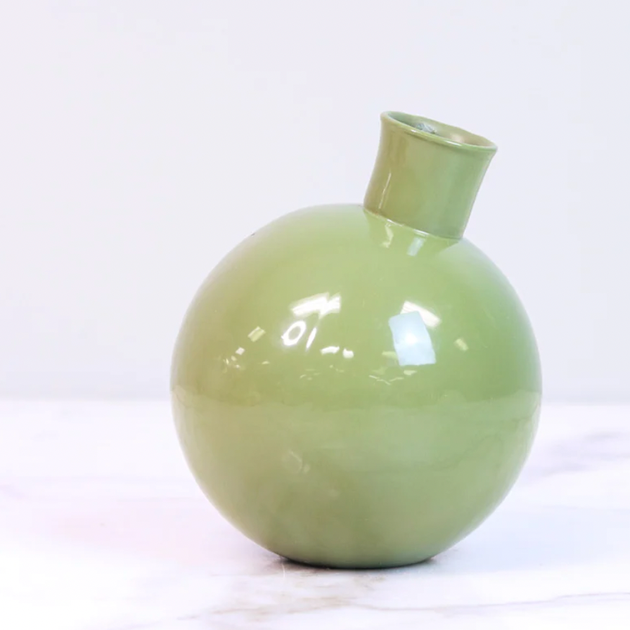 Sage Sphere Bud Vase