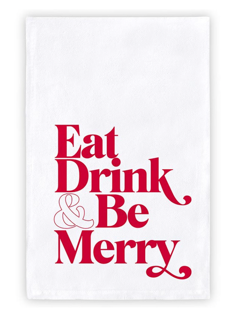 Napkins Eat Drink & Be Merry Set
