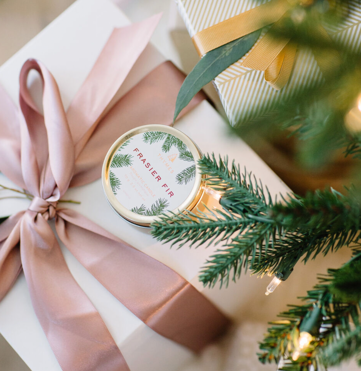 Frasier Fir Poured Candle Travel Tin