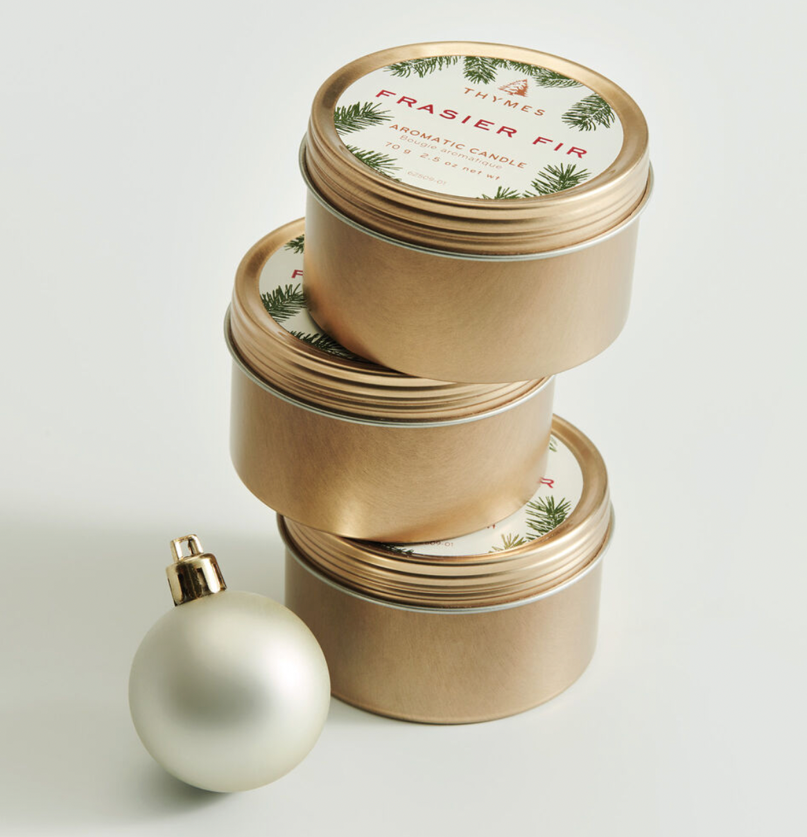 Frasier Fir Poured Candle Travel Tin