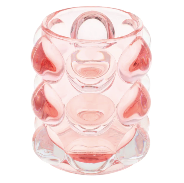 Lucia Hobnail Votive Blush