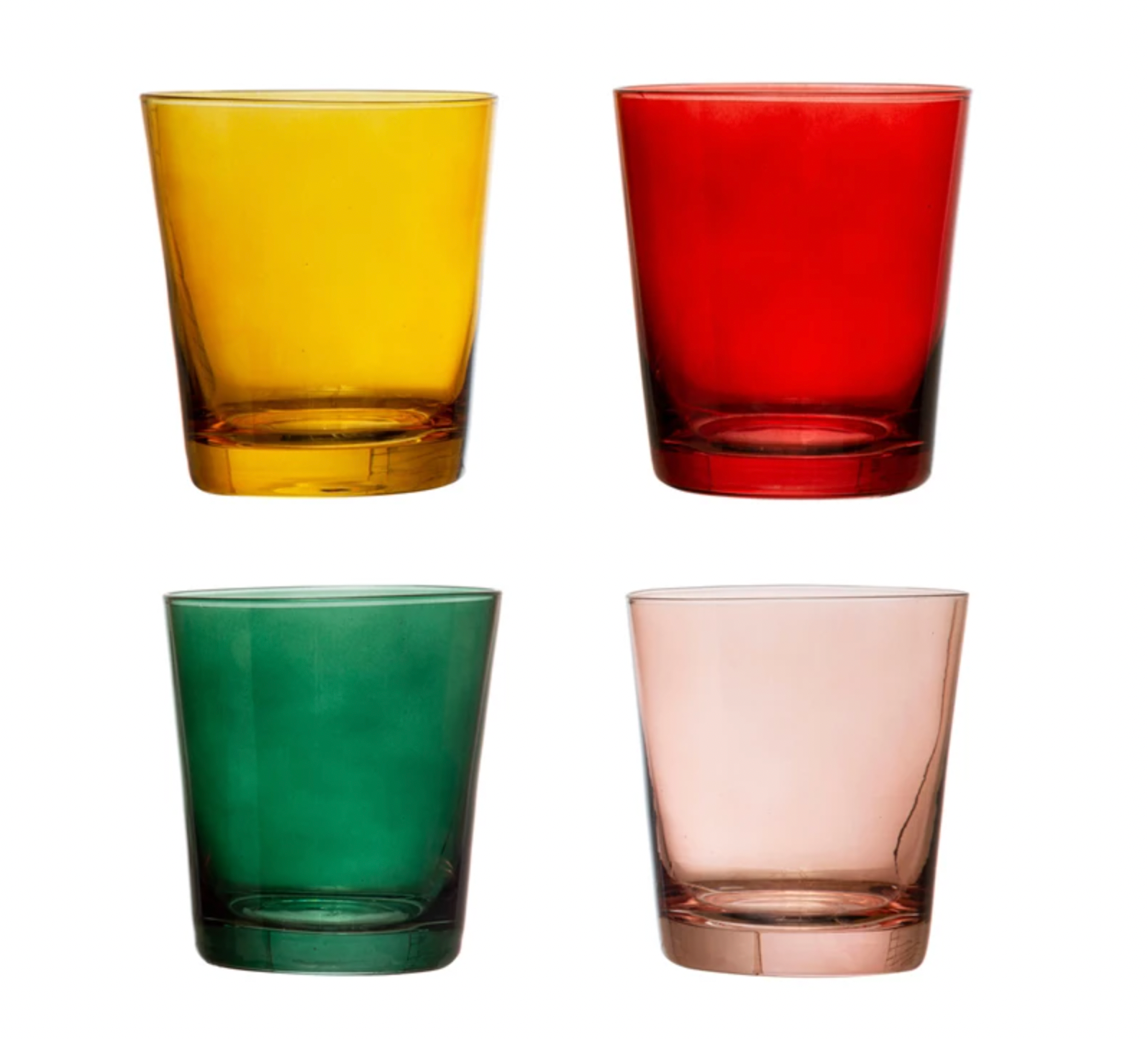 Round Low Drinking Glass