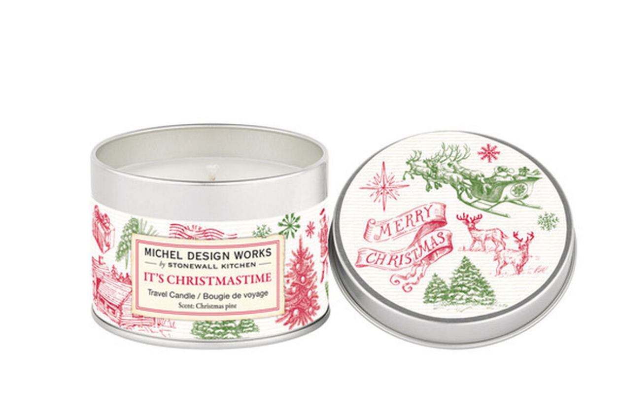 Its Christmastime Travel Candle