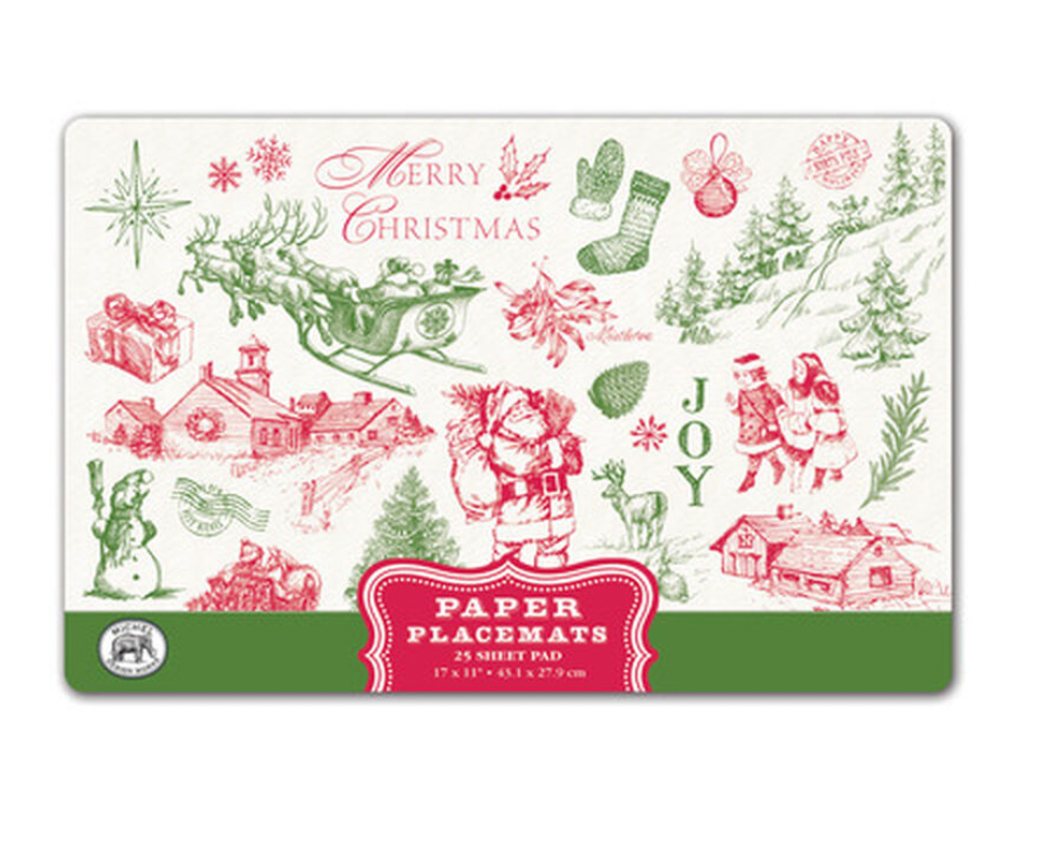 Its Christmastime Paper Placemats