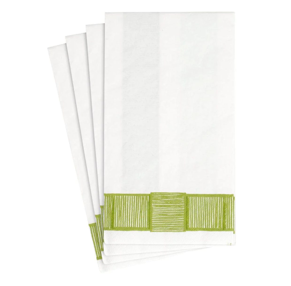 Ribbon Border Paper Guest Towel Napkins