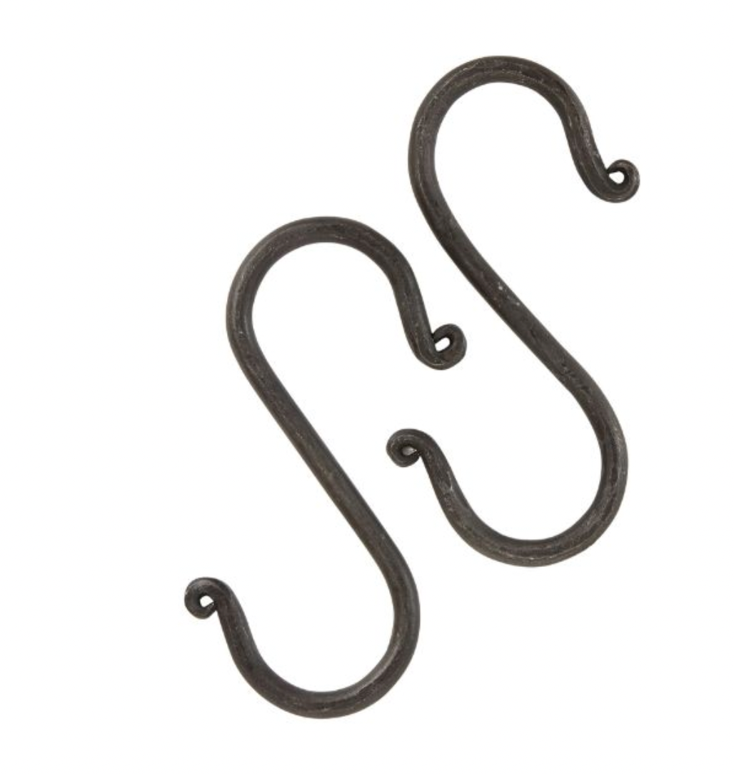 Hand Forged Hook Black