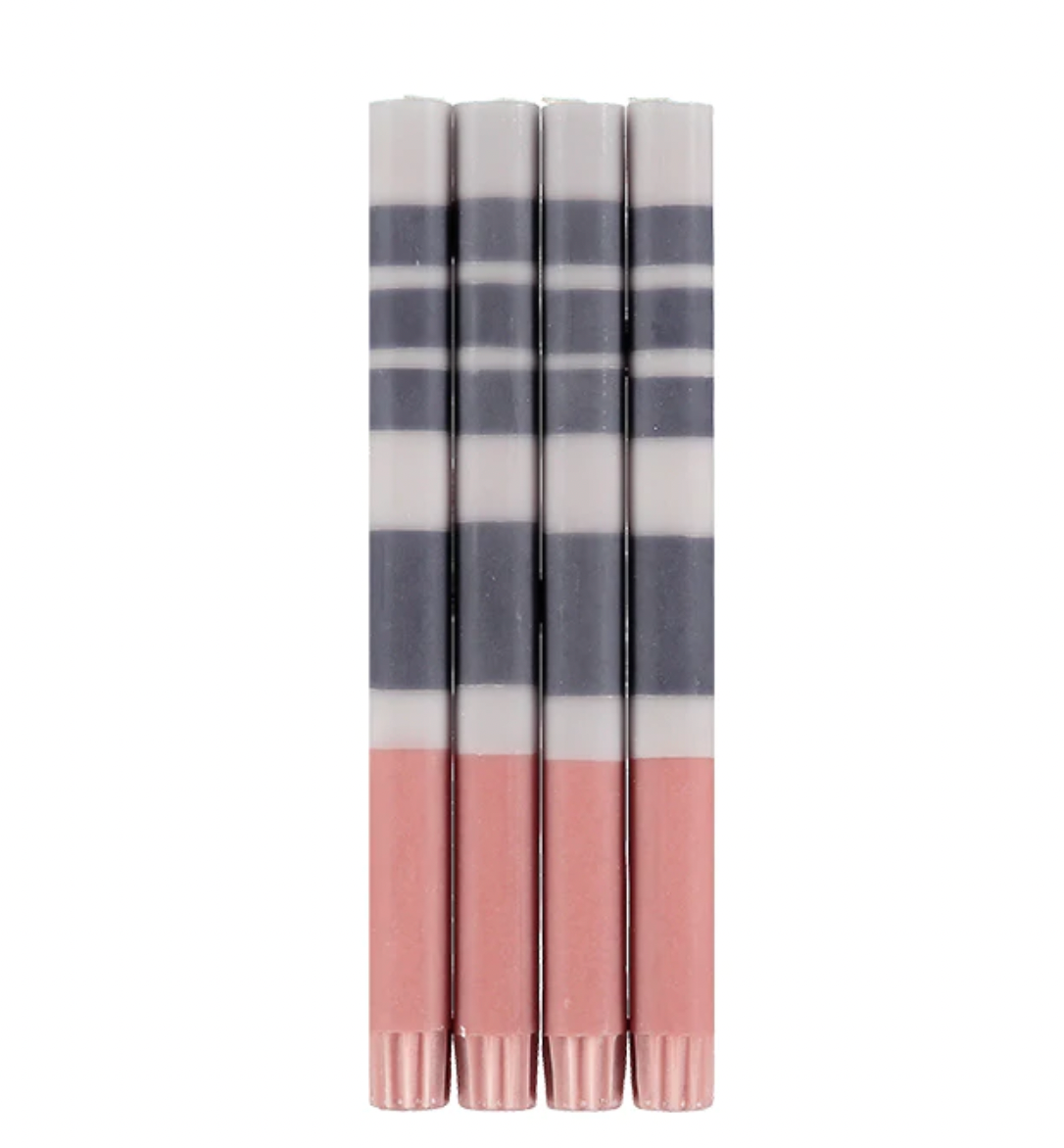 Striped Gull Gunmetal Grey Old Rose