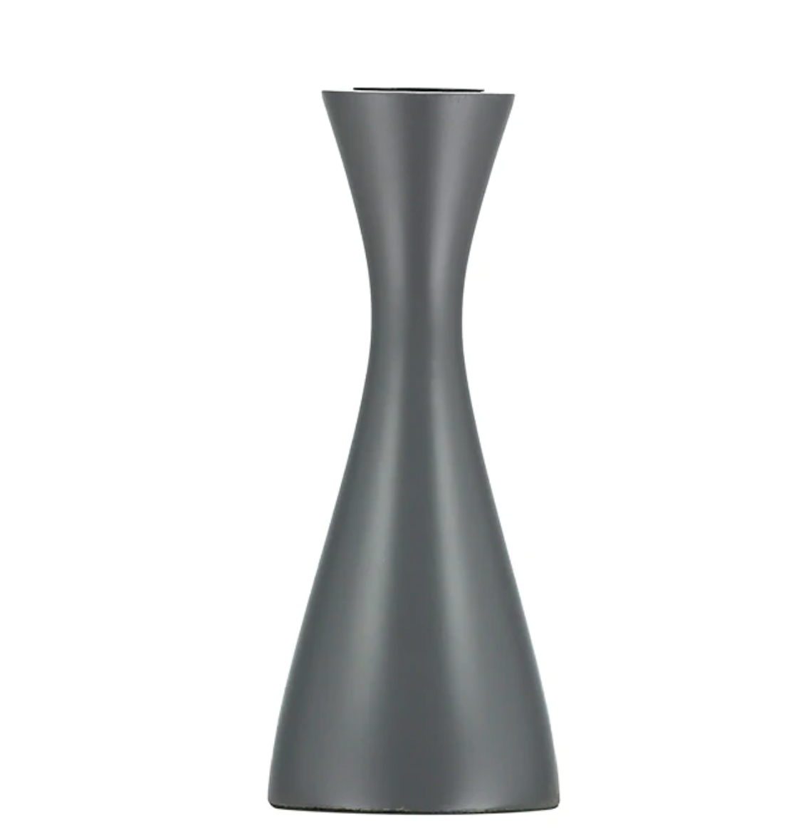 Medium Gunmetal Grey Candleholder