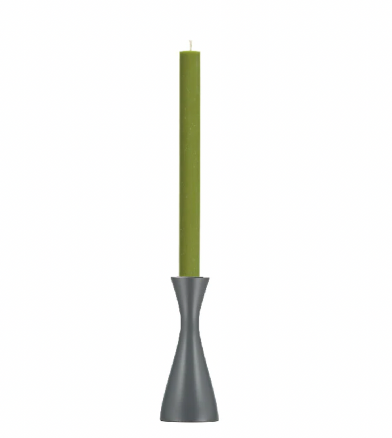 Medium Gunmetal Grey Candleholder