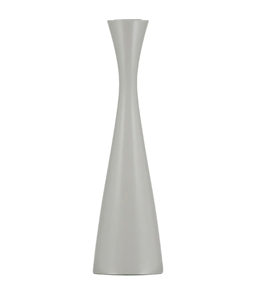 Tall Gull Grey Candleholder