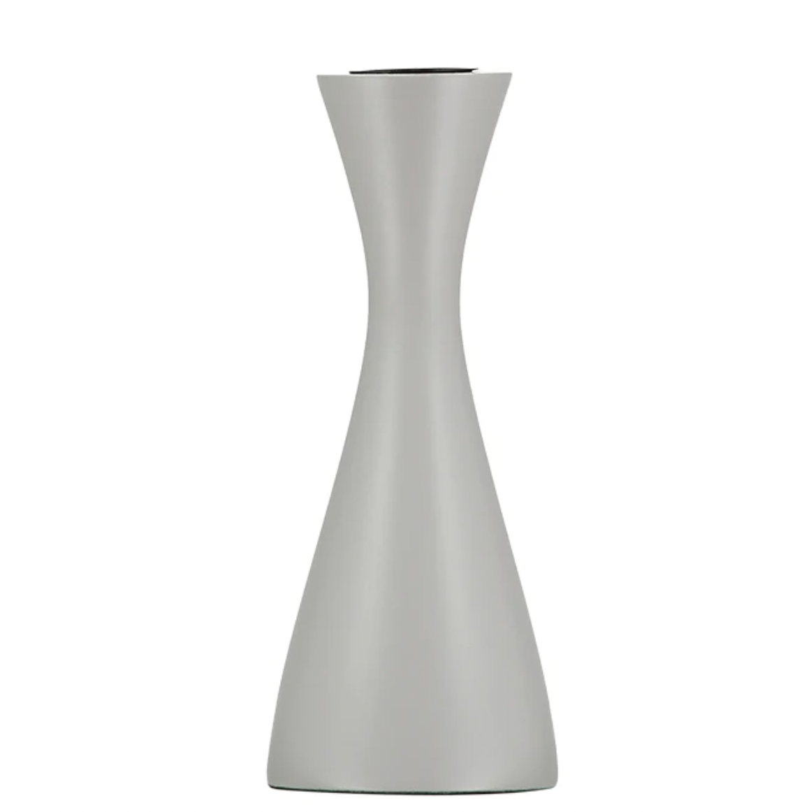 Medium Gull Grey Candleholder
