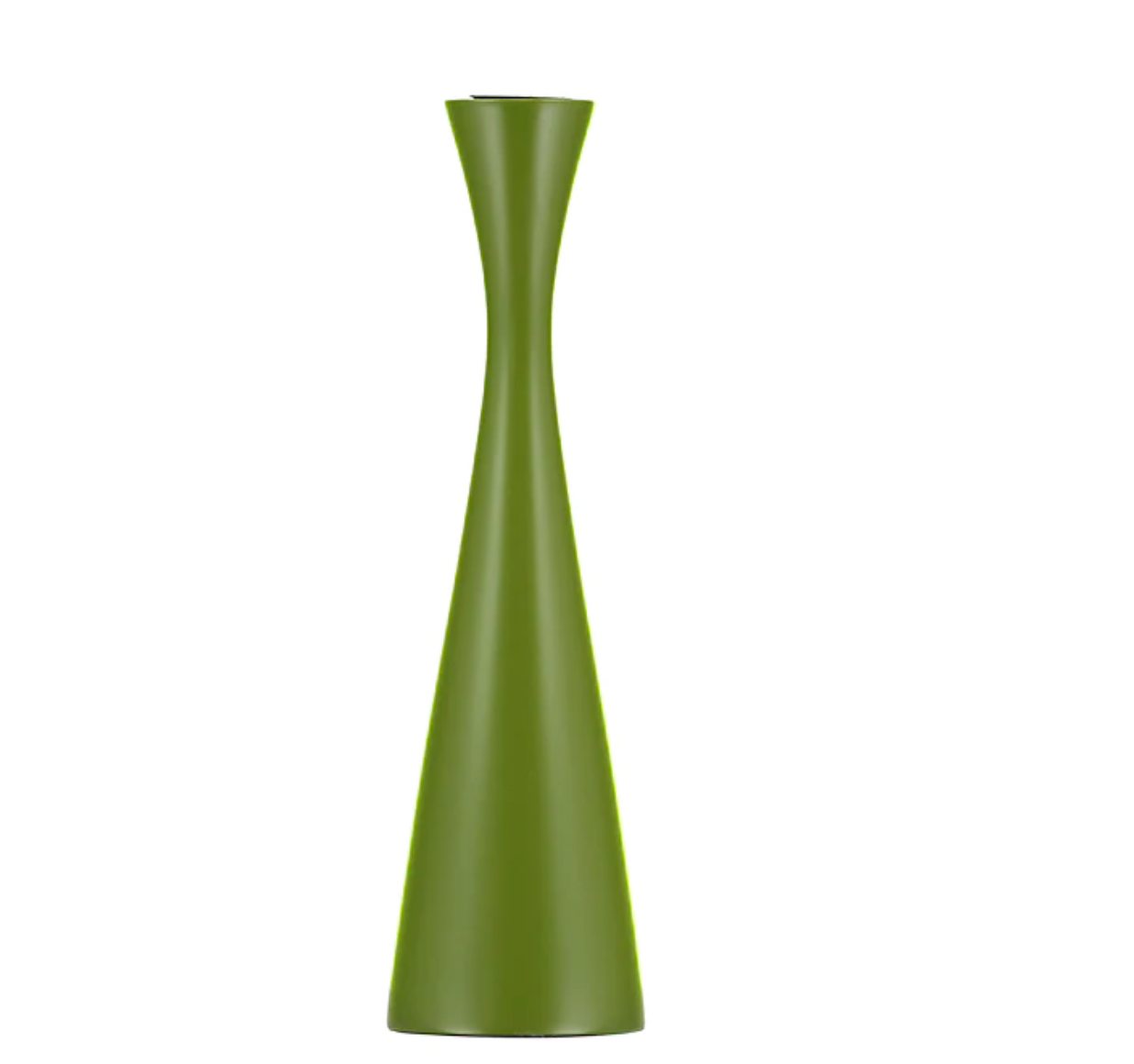 Tall Olive Green Candleholder