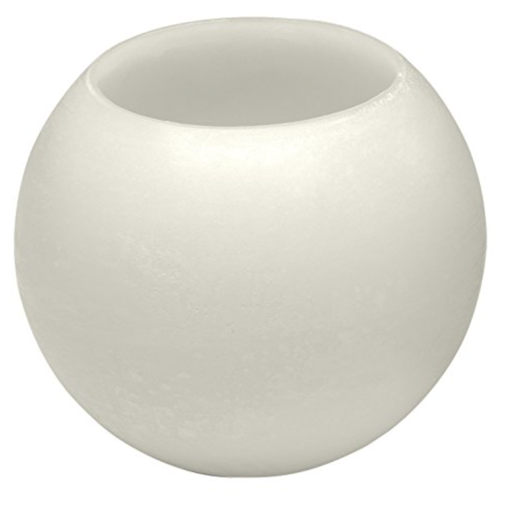 VELA CREMA ESFERA FLOTANTE HUECA