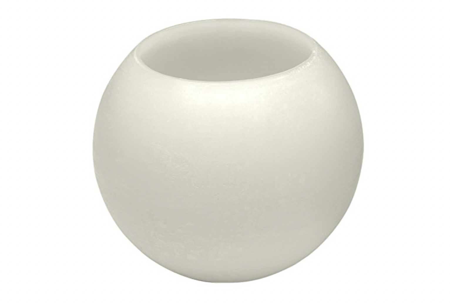 VELA CREMA ESFERA FLOTANTE HUECA