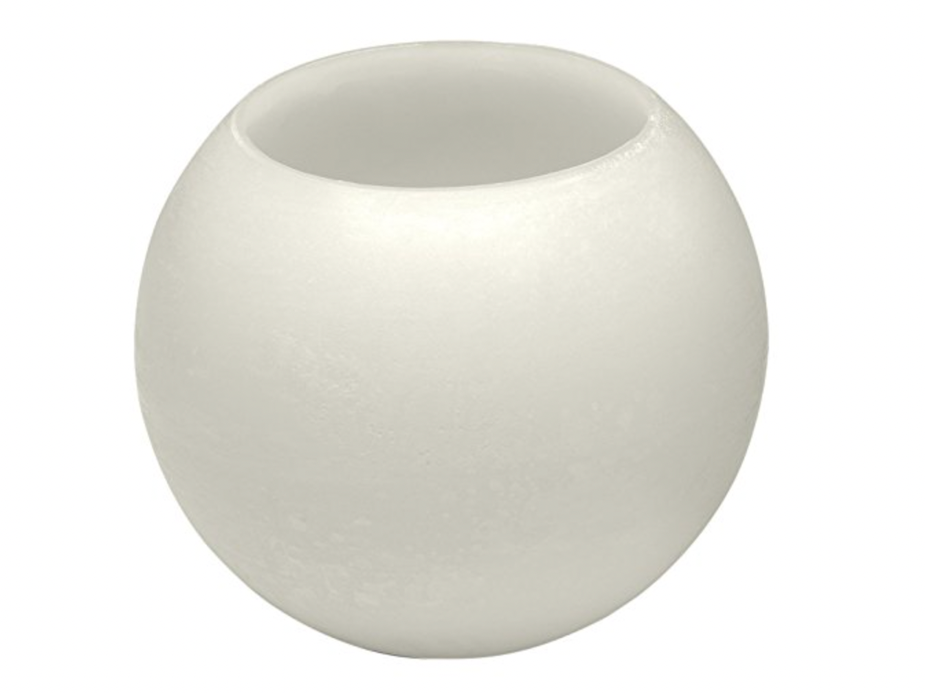 VELA CREMA ESFERA FLOTANTE HUECA