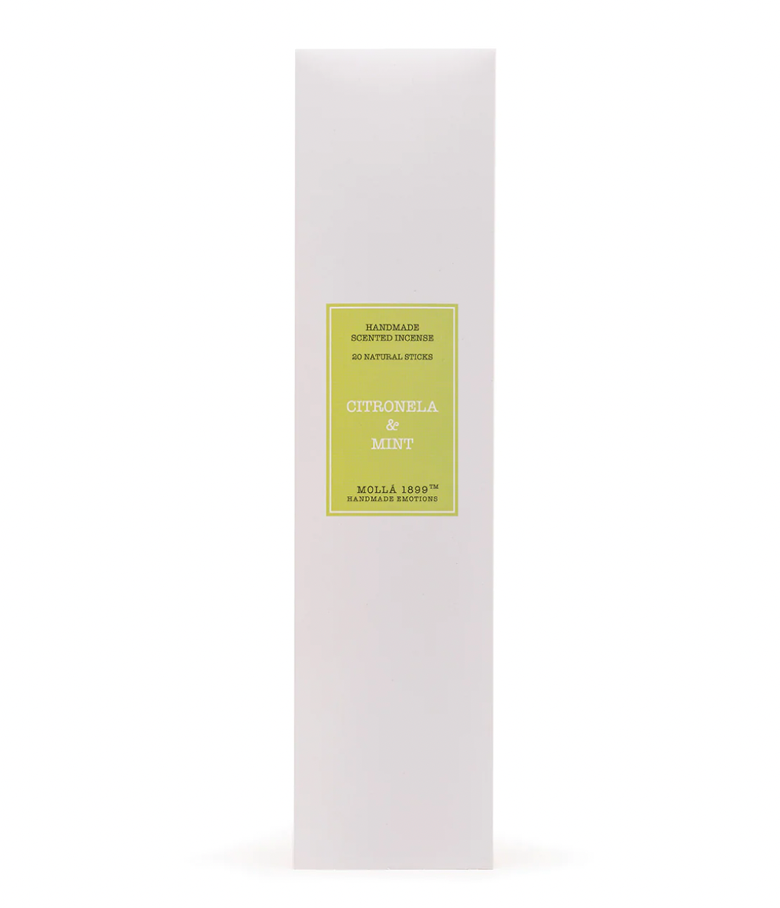 INCIENSO 9" CITRONELA & MINT.