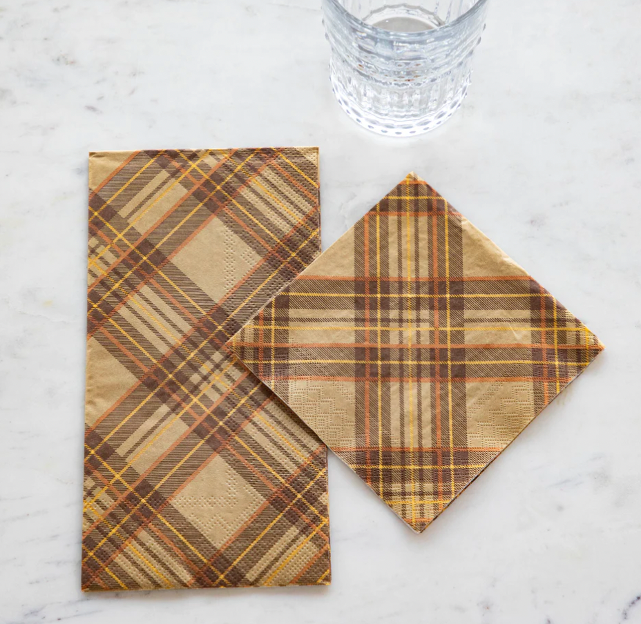 Autumn Plaid Napkin