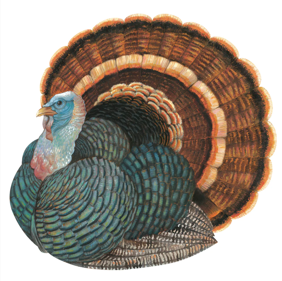 Die-Cut Heritage Turkey Placemat