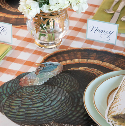 Die-Cut Heritage Turkey Placemat