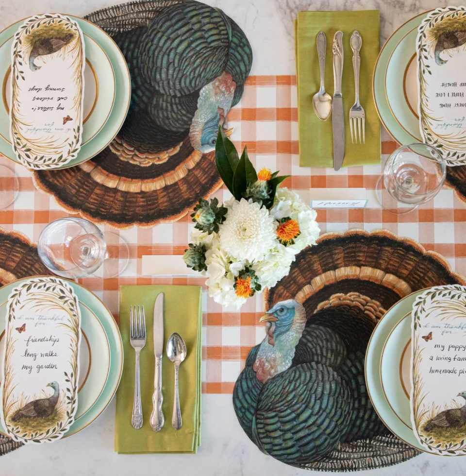 Die-Cut Heritage Turkey Placemat
