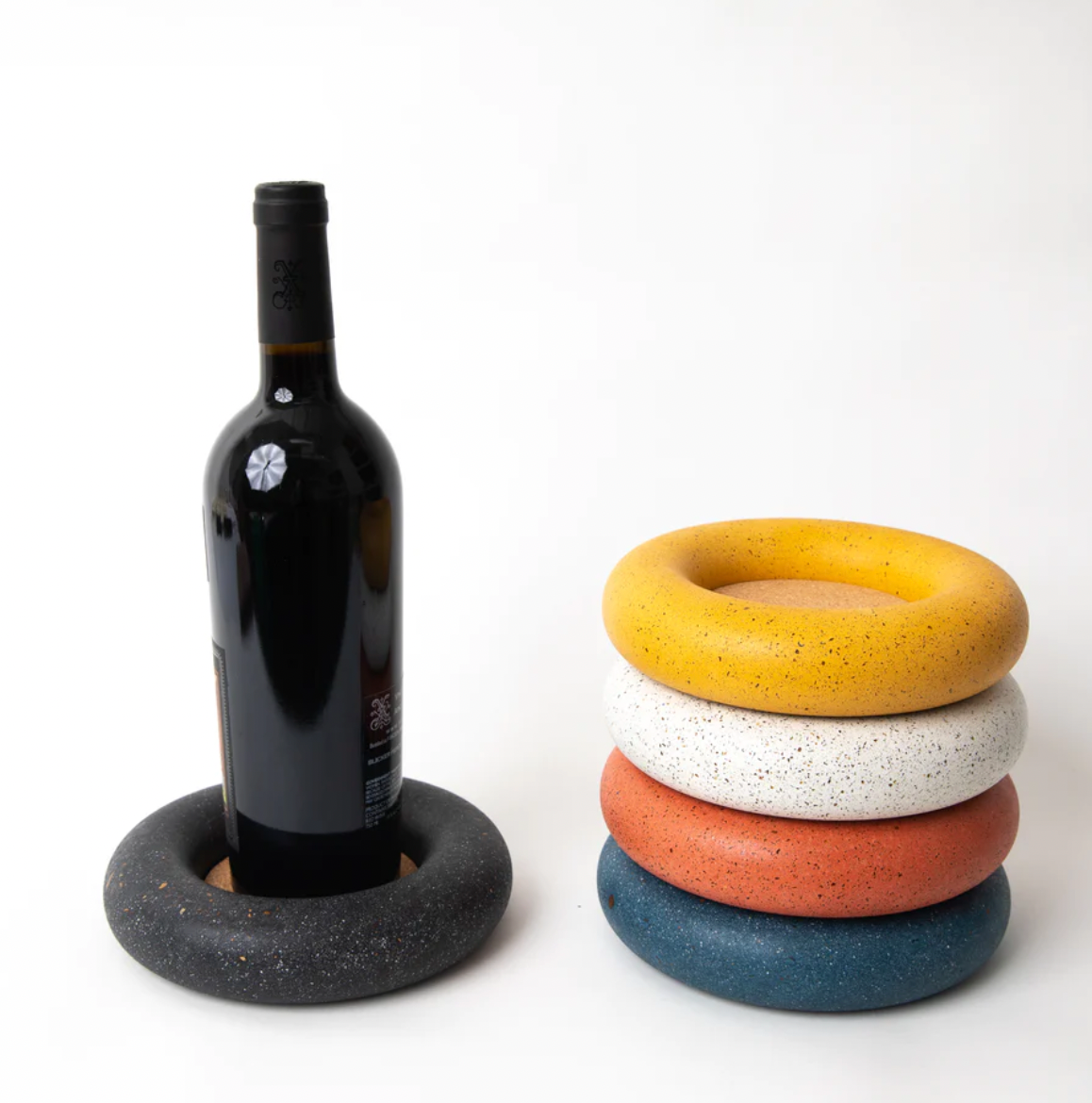 Wine Bottle Coaster Terrazzo