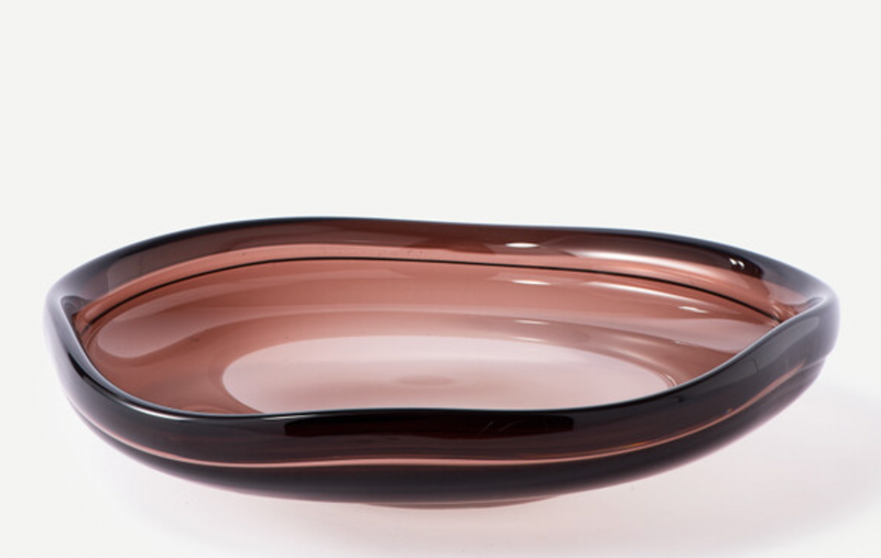 Plate Clear Brown