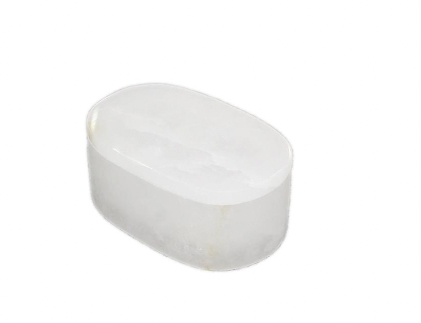 White Alabaster Box Small