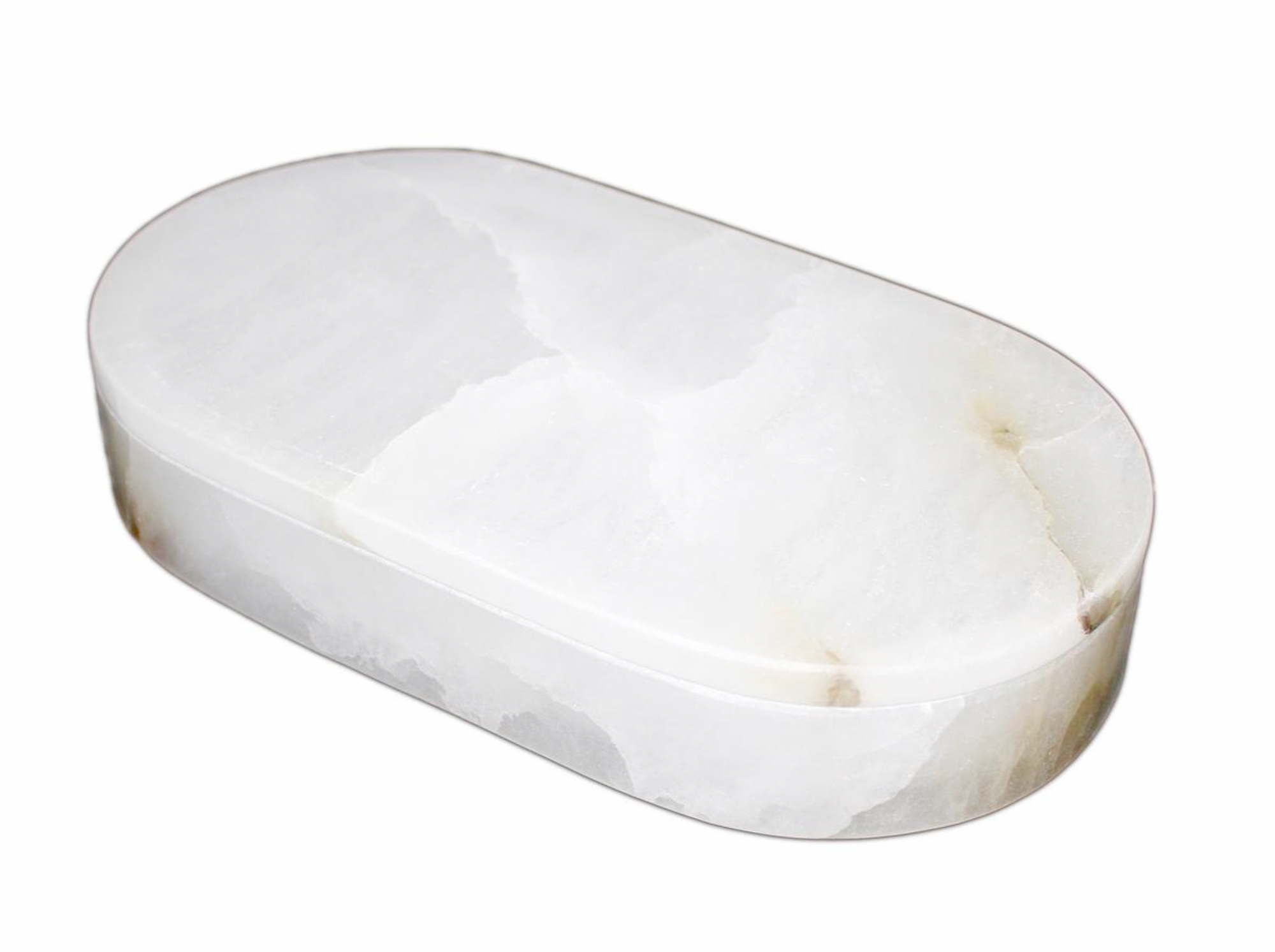 White Alabaster Box Medium