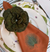 Napkin Ring Flower Green